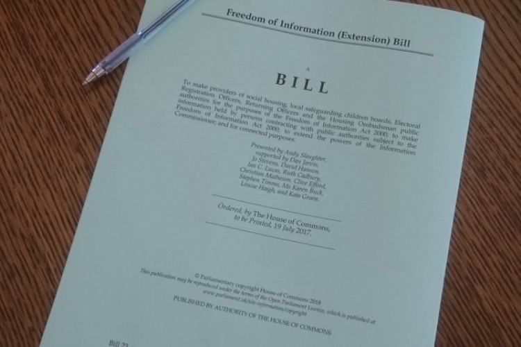 The Freedom of Information (Extension) Bill