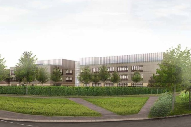 The new Queensferry High School, designed by architect Ryder