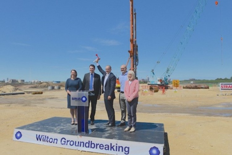 The ground-breaking ceremony