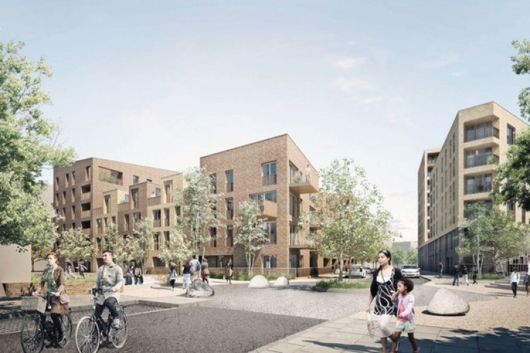 CGI of the redeveloped Colville Estate