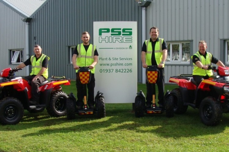 Quad bikes and Segways are now available for hire from A-Plant's PSS subsidiary