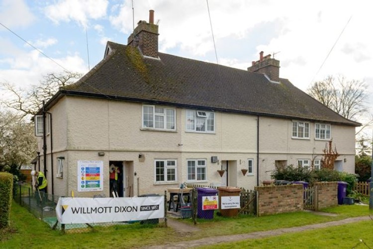 The 1920s solid-wall semi getting the insulation treatment from Willmott Dixon