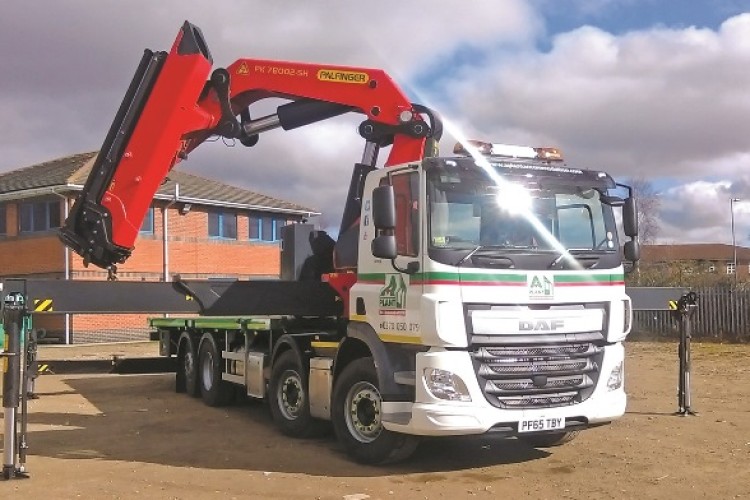 Palfinger PK 78002-SH on 32-tonne DAF chassis