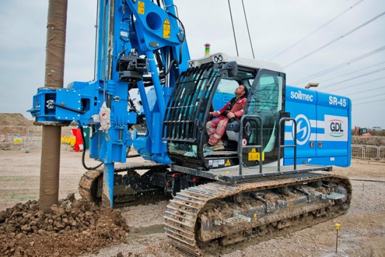 Soilmec SR45 drill rig