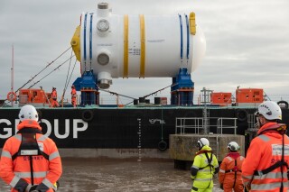 The reactor landed in Britain at Avonmouth Docks