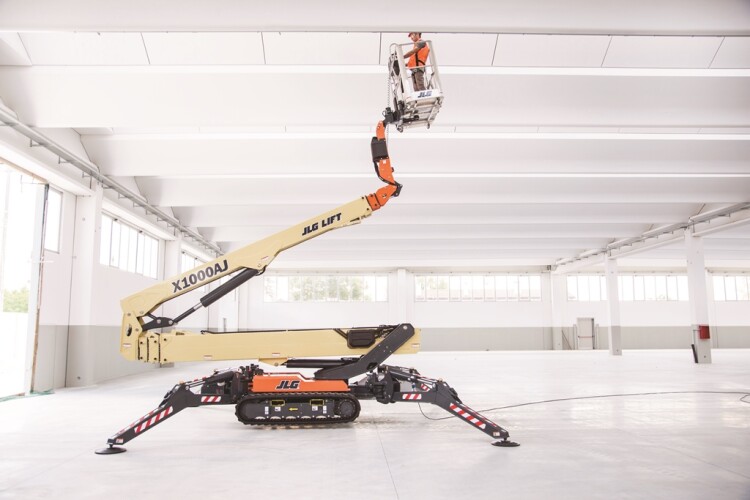 The JLG X1000AJ compact crawler boom is already manufactured by Hinowa for JLG badging 
