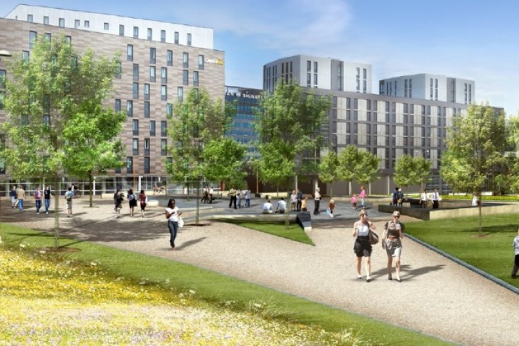 Artist's impression of the Science Central development