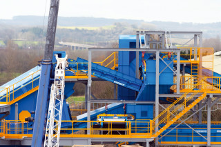 Tablet users: Watch time-lapse video of the new recycling plant being installed