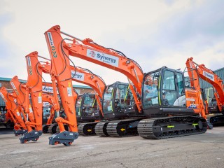 Synergy Hire's new Zaxis-6 machines
