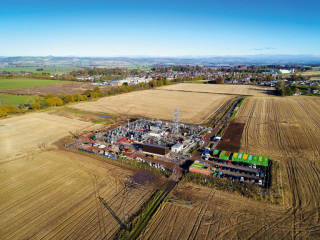 Offshore wind power also generates plenty of onshore work, such as substations like this one at Coupar Angus in Scotland