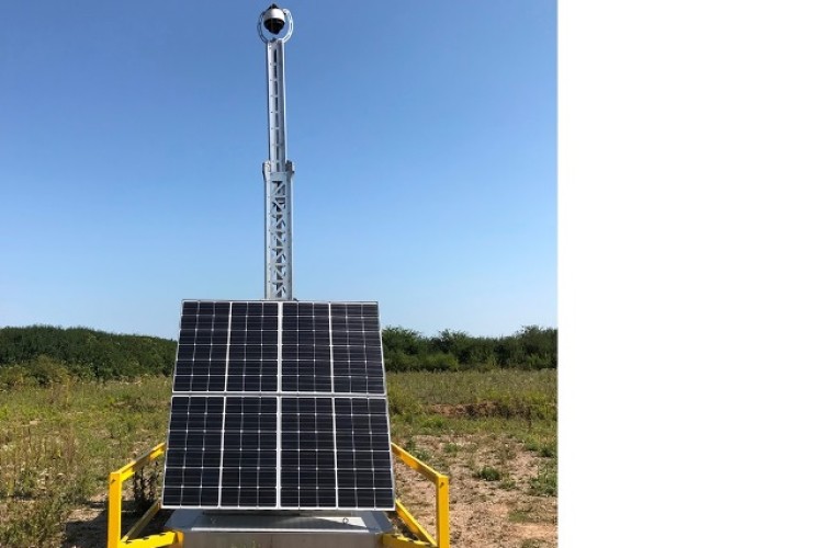 Cctv camera solar best sale panel