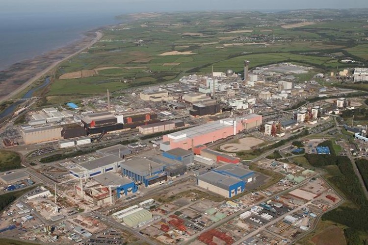 The Sellafield site in Cumbria