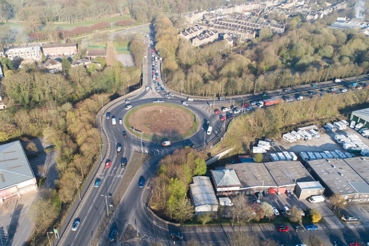 Beechcliffe Roundabout in Keighley 