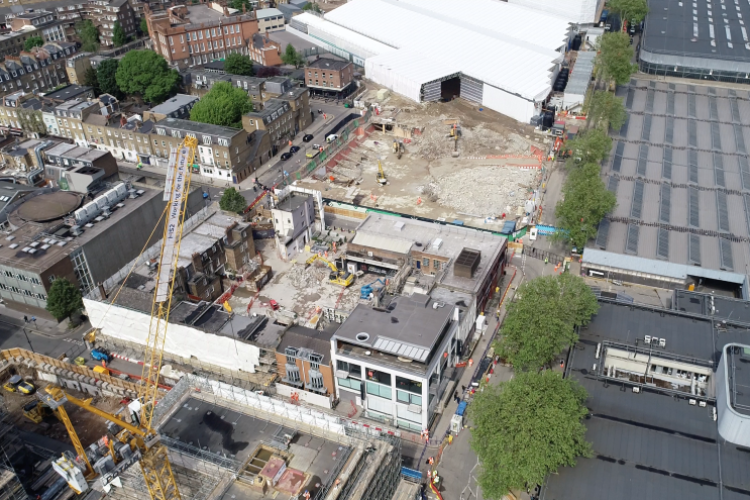 Construction work paving the way for the new HS2 London terminus at Euston has already begun