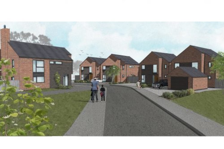 Artist's impression of Nmcn's Sutton-in-Ashfield development