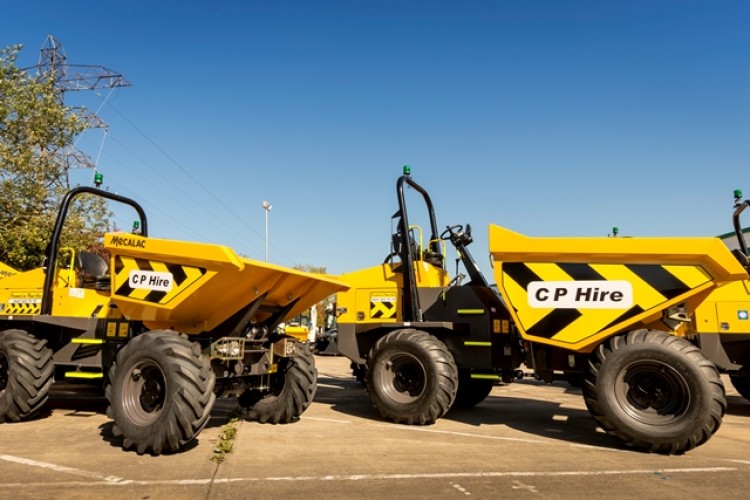 Most of CP Hires' new dumpers are the traditional open-top type