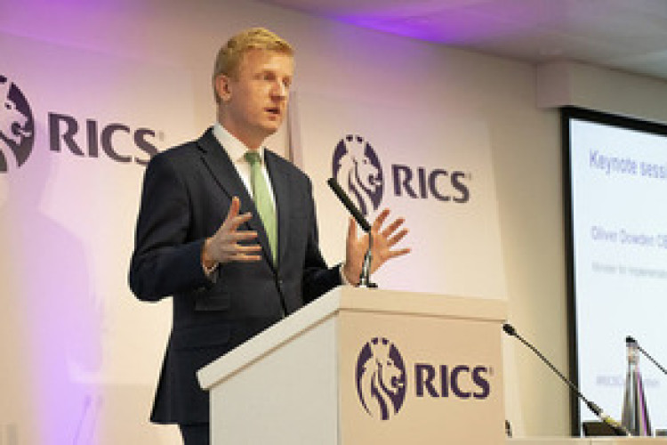 Oliver Dowden addresses the RICS conference
