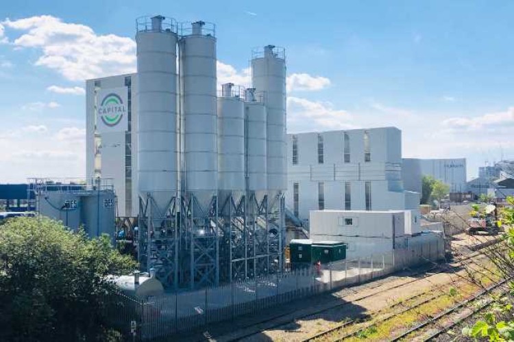 Capital Concrete has a Cemfree silo in Silvertown and Wembley 