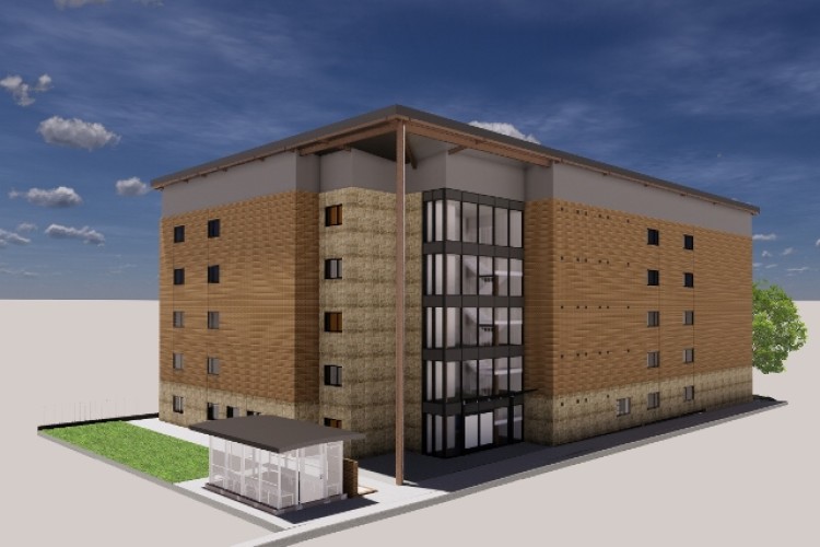 Beds for young commandos: CGI of the junior ranks accomodation block in Lympstone that Galliford Try is building