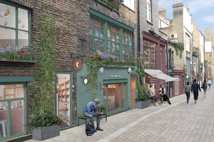 Artist's impression of how South Molton Street will look