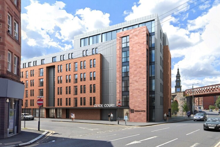 CGI of Clyde Court student accommodation