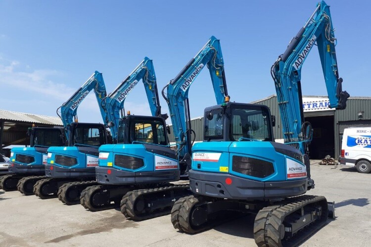 Some of ACS' new Chinese machines