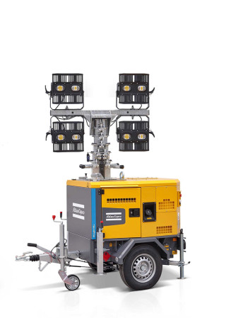 Atlas Copco LED light towers consume just 0.5 litres per hour