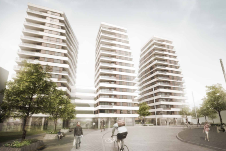 JS Wirght will install services for the 300 flats at 97 Lea Bridge Road