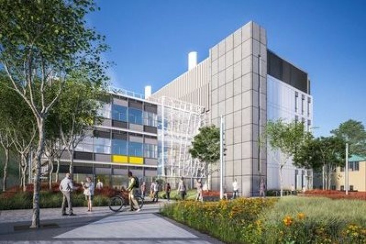  CGI of the University of Reading's Health & Life Sciences building