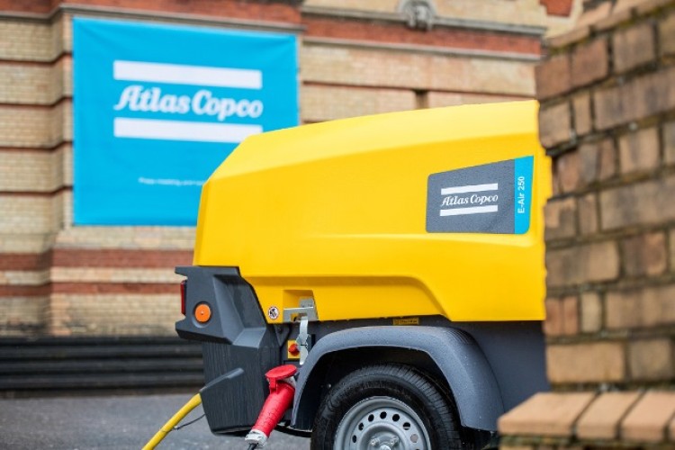 Atlas Copco E-Air 250 portable air compressor