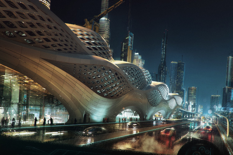 Newtecnic was appointed to oversee the construction stage of the complex facade envelope of Riyadh's king Abdullha financial district metro hub, designed by Zaha Hadid architects