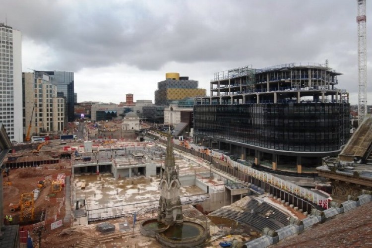 The Carillion project (right of photo) topped out in December