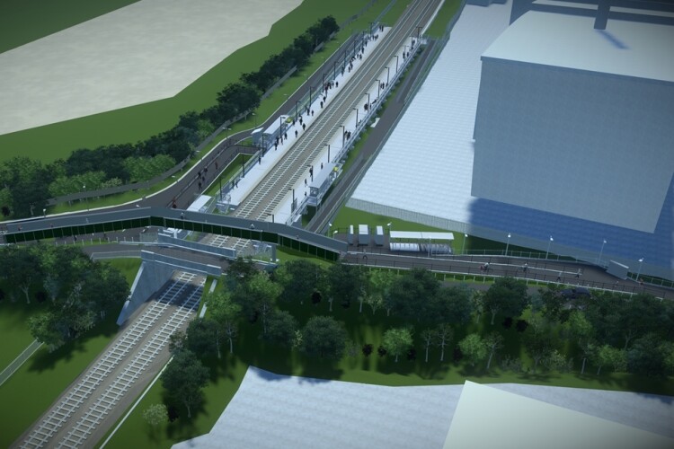 Visualisation of the new station