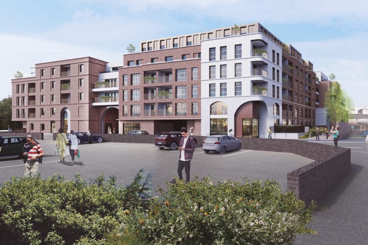 The planned Chandlers Place development in Sevenoaks