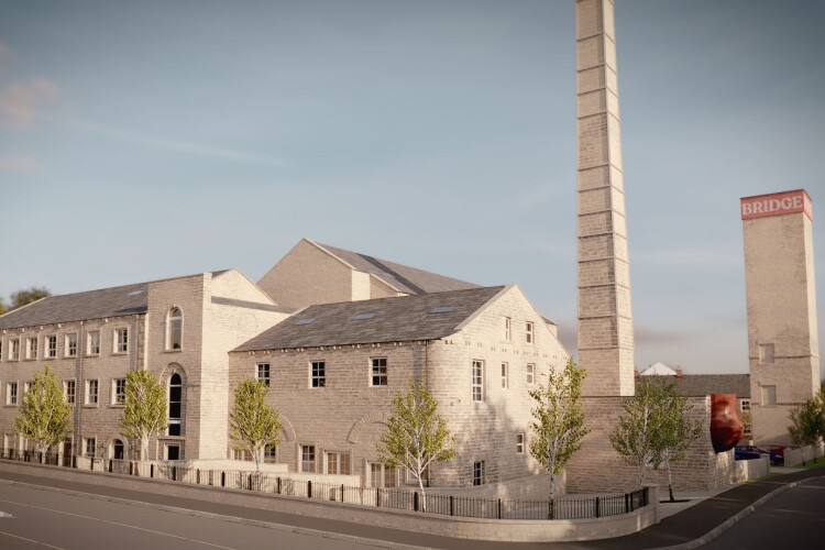 The redundant Stonebridge Mill is being redeveloped for housing