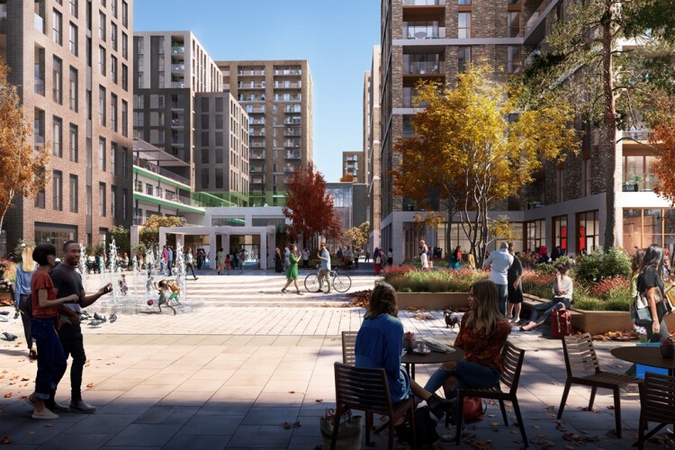 The proposed civic square