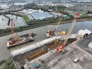 Works under way on Rippleway Wharf Works under way on Rippleway Wharf