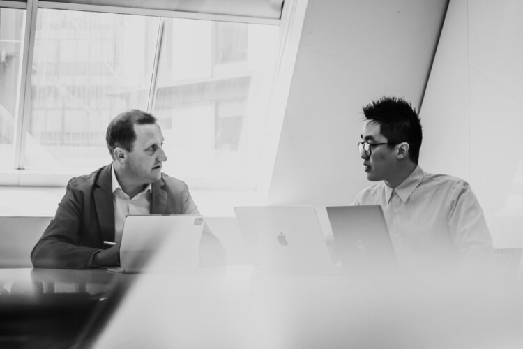 Peter Nagle (left) and Kevin P'ng