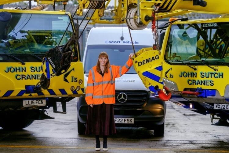 Angela Rayner visited John Sutch Cranes