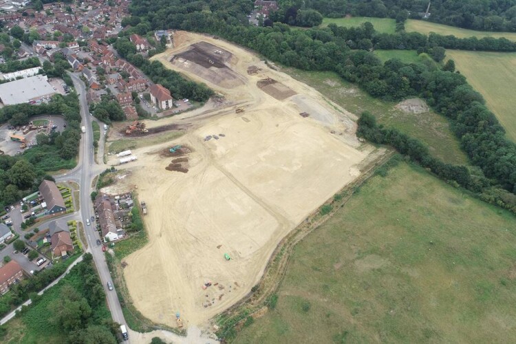 The site in Tovil has been cleaned up for new housing