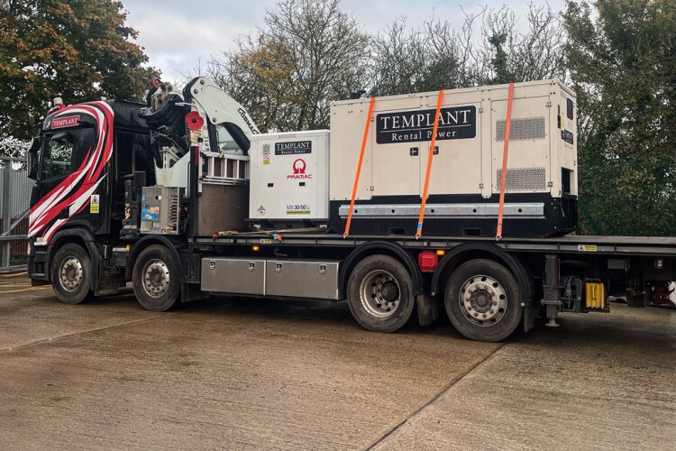 A new battery energy storage system and Stage V generator from Templant Hire&rsquo;s fleet
