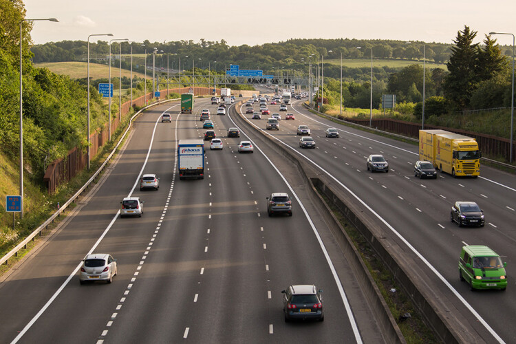Motorways and trunk roads make up only about 3% of the road network in Great Britain