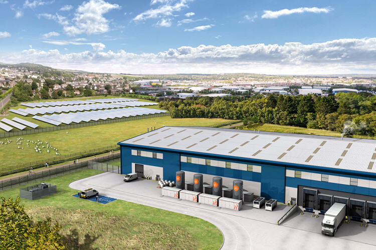 Caldera’s “megacell” storage boiler needs a substantial solar array