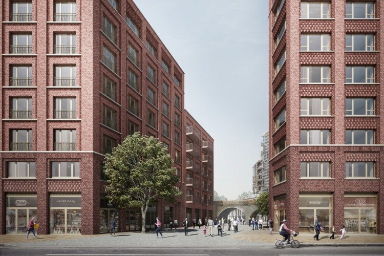 CGI of the Macfarlane Place flats that are set to be built on the site of the old BBC car park