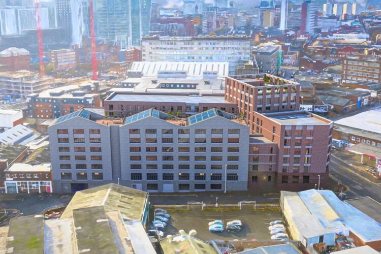 The Crown Works build-to-rent scheme in Birmingham's Gun Quarter