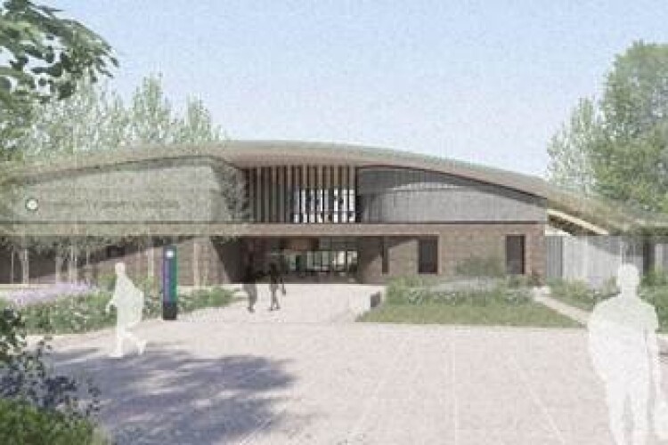 The planned new clubhouse