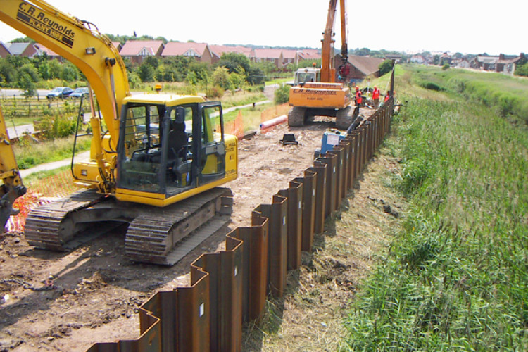 The replacement value of Environment Agency flood defences is put at &pound;24bn