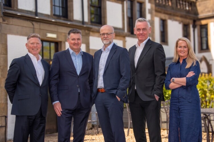 Craig Tennant, Colin Busby, Roddy Morrison, Alan Booth and Mandy Watson.