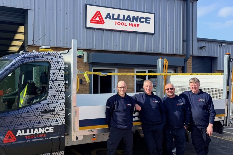 Alliance Tool Hire's Newport depot team