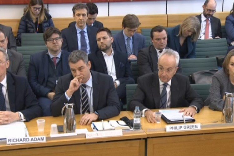 Richard Howson and Philip Green faced the inquiry on 6th February